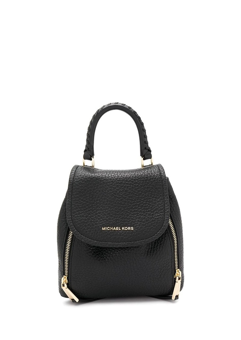 michael kors mini backpack black