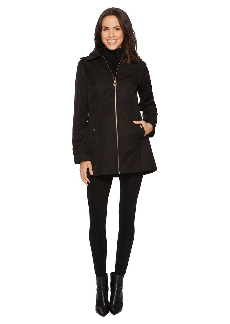 michael kors raincoat with hood