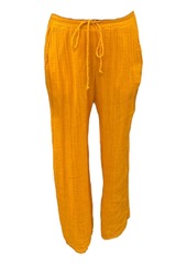 Michael Stars Ashton Pull On Taper Pant In Saffron