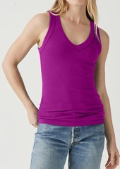 Michael Stars Blanche Side Ruched Tank