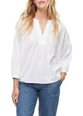 Michael Stars Charlie Cotton Popover Top