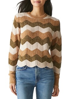 Michael Stars Lakin Chevron Stripe Sweater