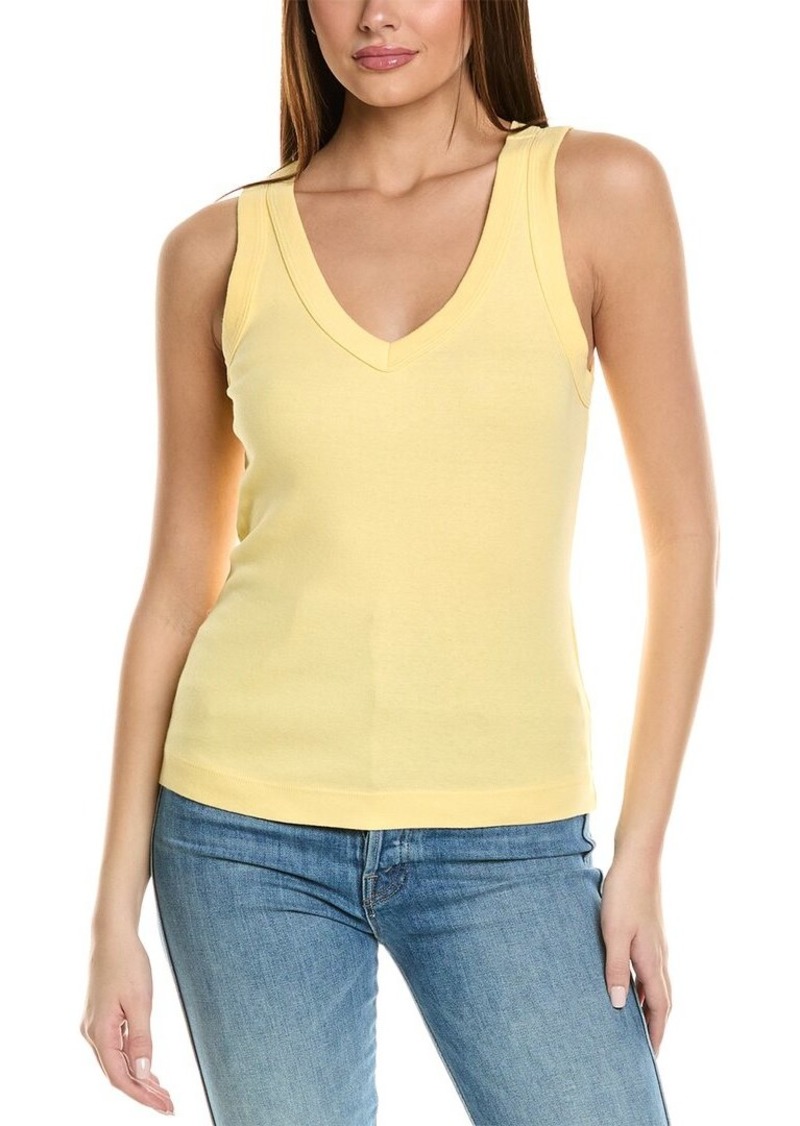 Michael Stars Maya V-Neck Wide Binding Tank