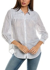 Michael Stars Robyn 3/4-Sleeve Button Down Shirt