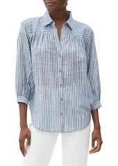 Michael Stars Robyn Cotton Button-Up Shirt