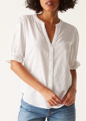 Michael Stars Roxanne Short Sleeve Button-Up Shirt