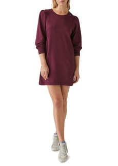 Michael Stars Veronica Puff Shoulder Long Sleeve Sweatshirt Dress