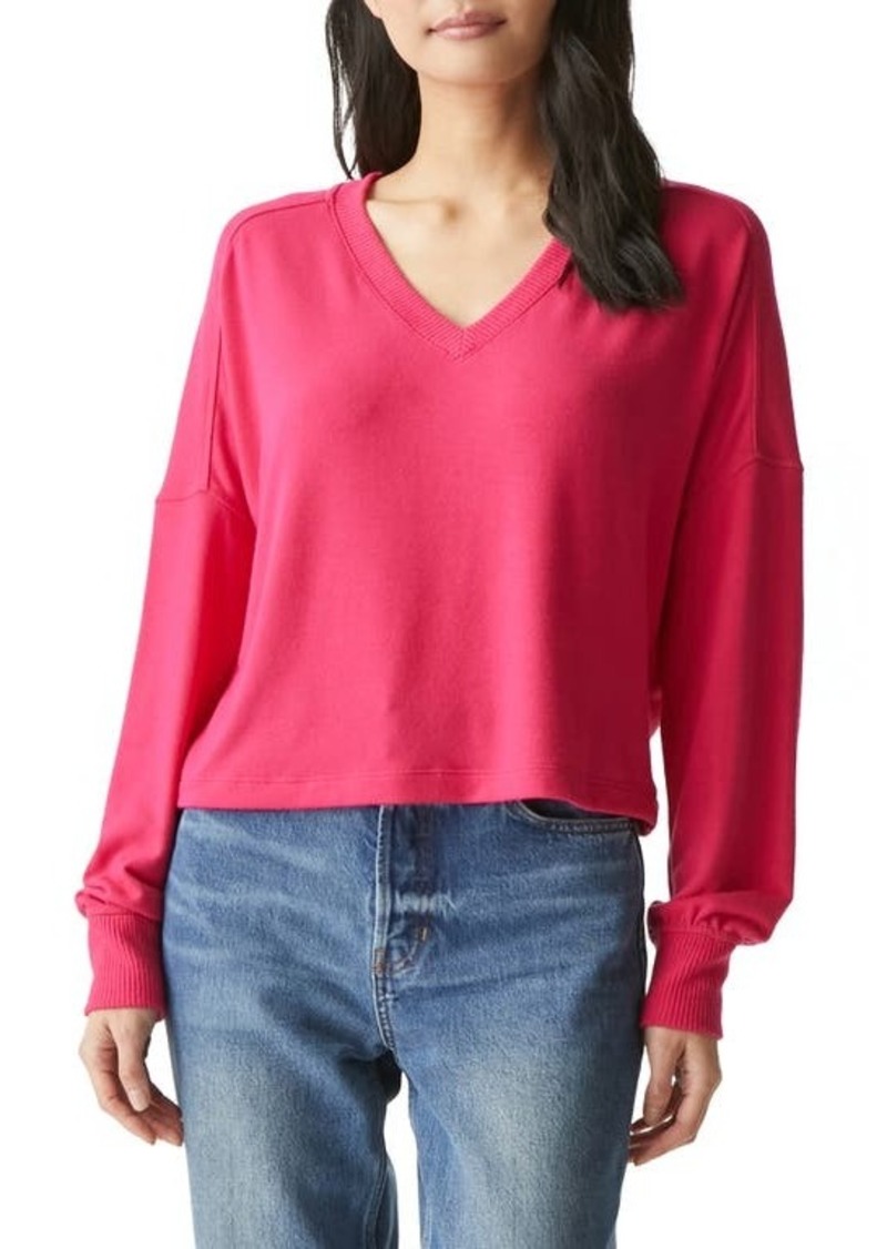 Michael Stars Vic Relaxed Brushed Jersey Top