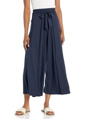 Michael Stars Women's Clarissa Cropped Culottes with Front tie  Extra Small