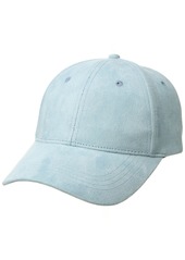 Michael Stars Women's Don't be Suede Baseball Cap sea Glass one Size