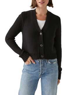 Michael Stars Women's Fran Crop Sweater Cardigan