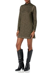 Michael Stars Women's Olivia Sparkle Mock Neck Dress