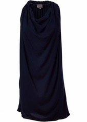 Michael Stars Women's Rylie Rayon Short Sleeve v-Neck hi-lo Dress  S