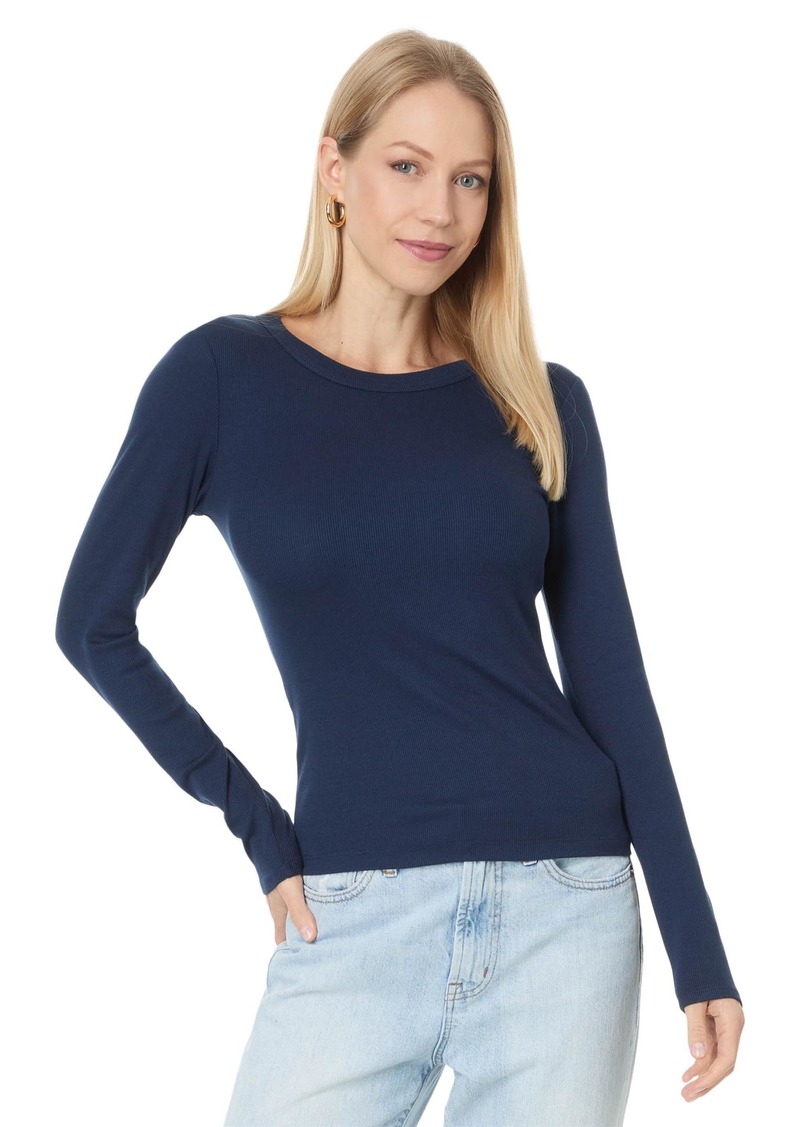 Michael Stars Women's Zola Long Sleeve Crew Tee