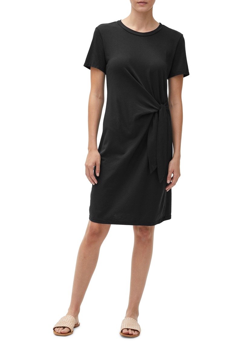 side tie t shirt dress