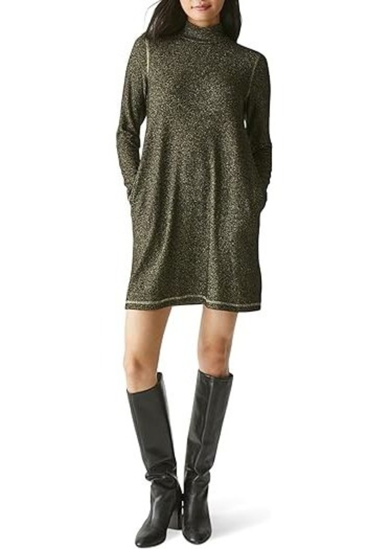 Michael Stars Olivia Sparkle Mock Neck Dress