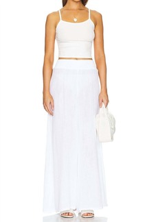 Michael Stars Simba Wide Pant In White