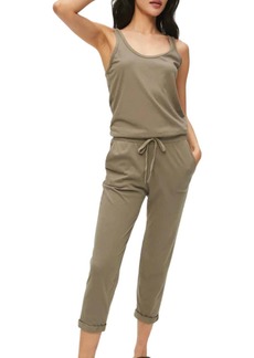 Michael Stars Theo Tank Jumpsuit In Olive