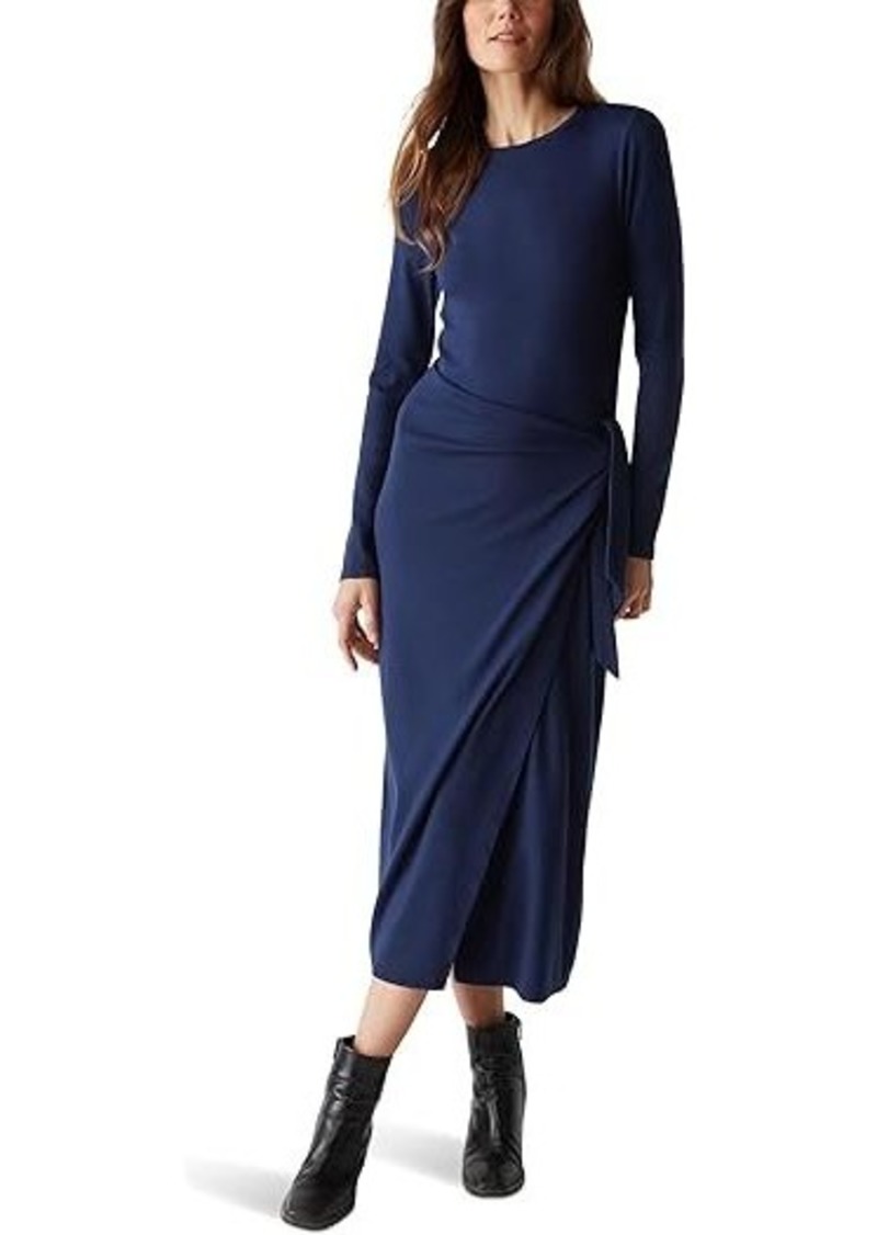 Michael Stars Yessenia Faux Wrap Midi Dress