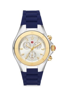 Michele 38MM Jelly bean Two Tone Stainless Steel Chronograph Watch