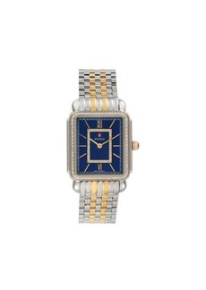 Michele Deco II 29MM 18K Goldplated Stainless Steel & Diamond Bracelet Watch
