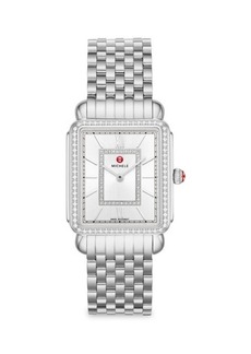 Michele Deco II 29MM​ Stainless Steel & 0.52 TCW Diamond Bracelet Watch