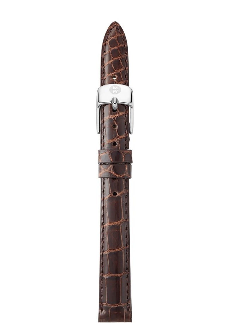 Michele Alligator Watch Strap, 14mm