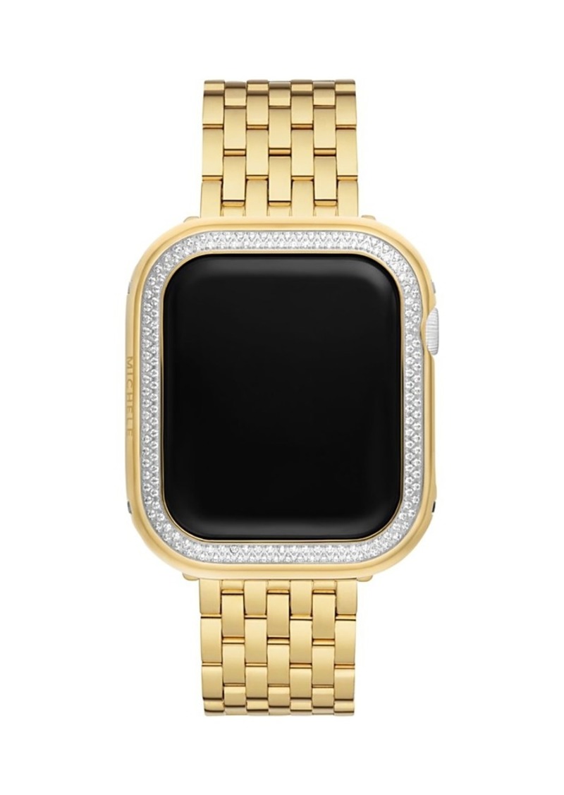 Michele Apple Watch Diamond Pave Case, 45mm