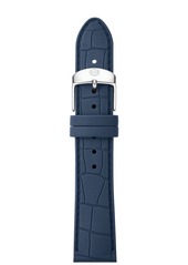 MICHELE Embossed Silicone Strap, 16-18mm
