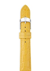 MICHELE Leather Watch Strap, 18mm