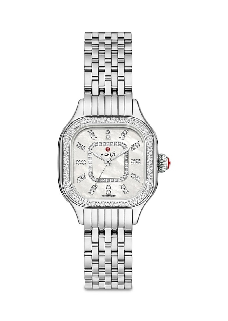 Michele Meggie Diamond Watch, 29mm