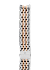 MICHELE Serein 16 Two-Tone Stainless Steel & Rose Gold 7-Link Watch Bracelet, 16mm