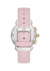Michele Sporty Sport Sail Stainless Steel & Silicone Chronograph Watch/38MM