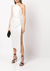 Michelle Mason asymmetric gathered dress