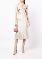 Michelle Mason bias-cut silk midi dress
