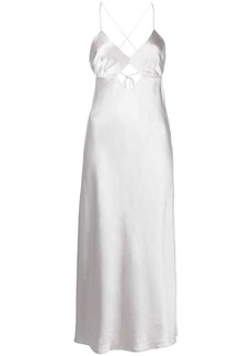 Michelle Mason cut-out detail midi dress