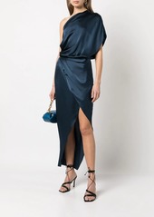 Michelle Mason drape-detail asymmetric dress