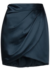 Michelle Mason draped silk mini skirt