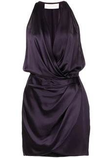 Michelle Mason halter mini dress
