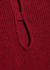 Michelle Mason - Cutout ribbed-knit dress - Yellow - XS