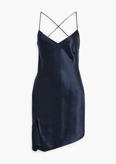 Michelle Mason - Silk mini slip dress - Blue - US 6