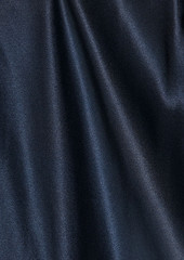 Michelle Mason - Silk-satin mini slip dress - Blue - US 0