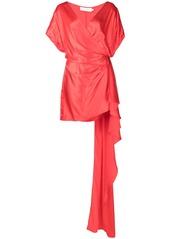 Michelle Mason silk wrap dress