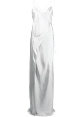 Michelle Mason silk wrap dress