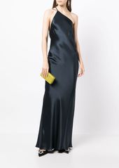 Michelle Mason single-shoulder maxi dress