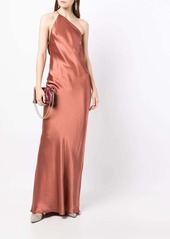 Michelle Mason single-shoulder maxi dress