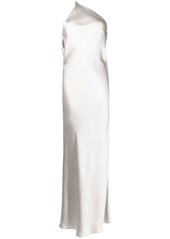 Michelle Mason single-shoulder maxi dress