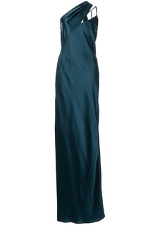 Michelle Mason tie-detail silk gown