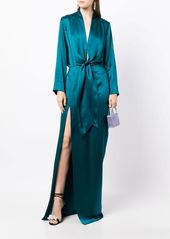 Michelle Mason tie front kimono gown