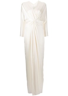 Michelle Mason twist-detail silk gown